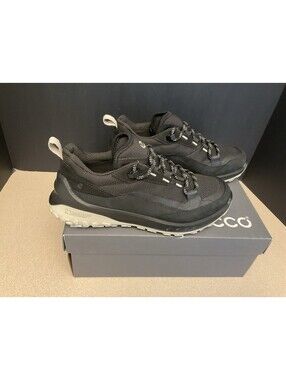 New! Womens ECCO ULT-TRN Nubuck Black Waterproof Hiking Shoes. Size 38-US 7-7.5.